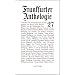 Frankfurter Anthologie. Gedichte und Interpretationen: Siebenundzwanzigster Band: BD 27