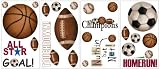 York PEEL & STICK, PLAY BALL APPLIQUES