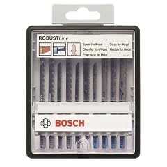 Bosch 2607010542 Stichs�geblatt Robustline 10er Holz & Metall Set, T-Schaft