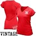 Nike Ohio State Buckeyes Ladies Scarlet Ole Faithful Vintage V-neck T-shirt