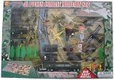 DELUXE - 46 PIECE COMBAT ARMY MEN MILITARY PLAY SET w/ GIANT PLAY MAT!
