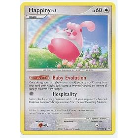 Pokemon Platinum Single Card Happiny #76 Common