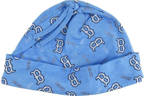 Boston Red Sox Sky Blue Baby Beanie Hat/Cap
