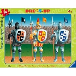Knights Dress-Up Frame Puzzle