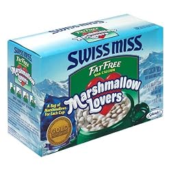 Swiss Miss Hot Cocoa Mix, Fat Free, Marshmallow Lovers, 8-Count Envelopes (Pack of 8)
