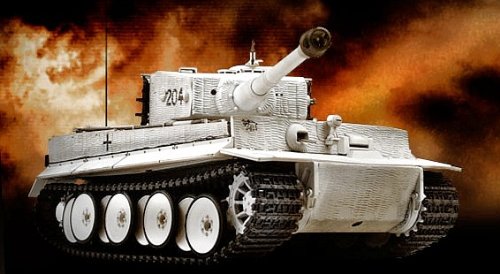 1/24 Snow Tiger I Tank RTR