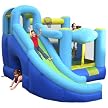 Bounceland Adventure House with Climbing Wall - Yellow/ Green