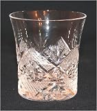 Set of 6 Bohemian Handmade 24% lead crystal Czech Republic Barware Glasses