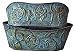 Set of 2 Oval Tin Planters