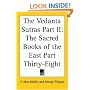 The Vedanta Sutras Part II: The Sacred Books of the East Part Thirty-Eight