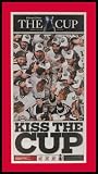 Chicago Blackhawks - Stanley Cup 2010 - Kiss the Cup - Wood Mounted Newspaper Print