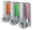 Better Living AVIVA Three Chamber Dispenser, Chrome