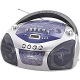 GPX BCD-3154BBL Bubble Top Boombox CD Player with Digital Readout