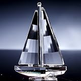Godinger Crystal Sailboat