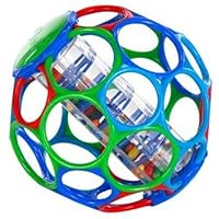 Rhino Toys Chewable 6 inch O Ball Rattler - Colors May Vary Toddler Toy