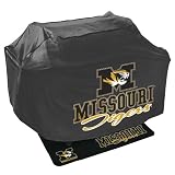 Mr. Bar B Q NCAA Grill Cover and Grill Mat Set, University of Missouri Tigers