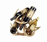 River's Edge Deer Antler Wine Rack