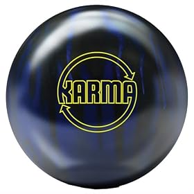 Click here to buy Brunswick Karma Black Blue Solid.