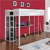 Powell Rock & Roll Full Size Study Loft Bunk Bed (ships in 2 cartons)