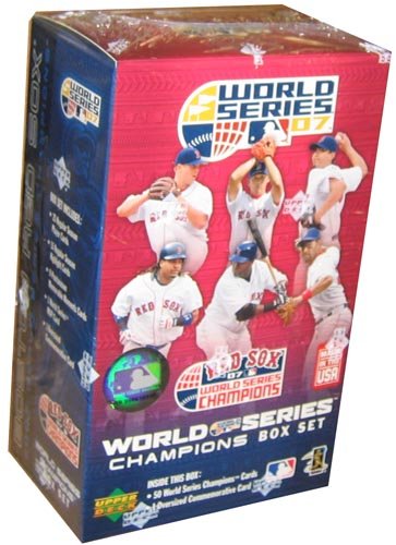 Buy Boston Red Sox 2007 World Series Champions Upper Deck MLB Commemorative Box Set by Upper Deck