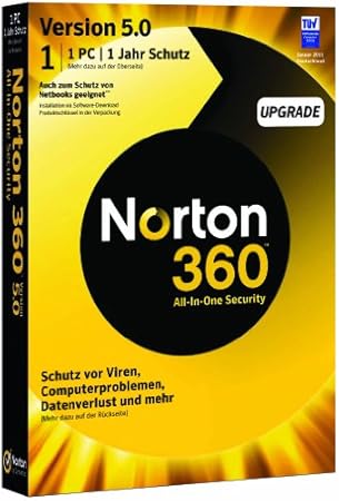 NORTON 360 V5.0 1 PC - Upgrade - deutsch