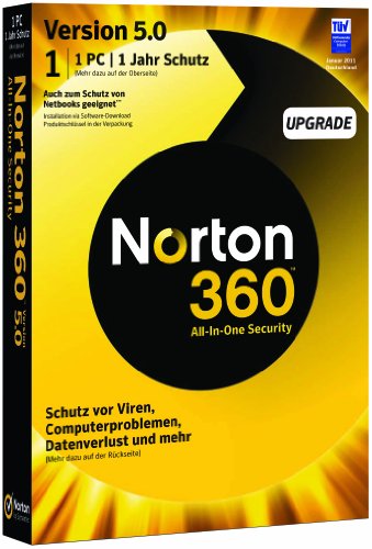 NORTON 360 V5.0 1 PC – Upgrade – deutsch