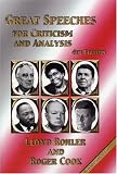 Great Speeches for Criticism and Analysis, Fourth Edition Great Speeches for Criticism and Analysis, Fourth Edition