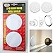10 Pack - Designers Impressions Satin Nickel Spring Door Stop w/Rubber Bumper: 1688