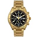 Pulsar Men's Gold-Tone Chronograph Watch PF3486