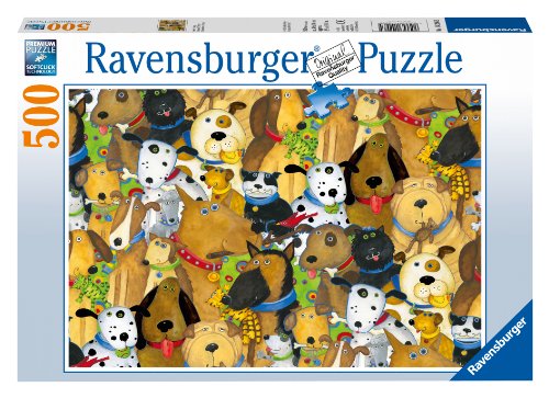 Quirky Dogs Jigsaw Puzzle, 500-Piece
