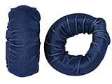 Banglz Ankle Weights- Set of 2, 1 Lb each (Removable, Washable Cover) (Denim)