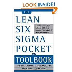 The Lean Six Sigma Pocket Toolbook: A Quick Reference Guide to 70 Tools for Improving Quality and Speed