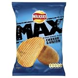 Walkers Max Cheese and Onion 50 g (Pack of 32)