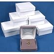 6 Gray Velvet Pendant Box Jewelry Showcase Gift Display