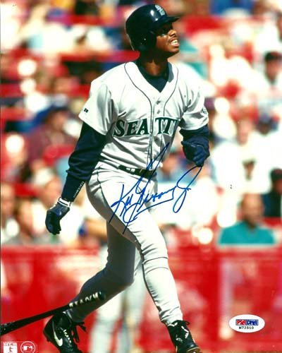 Ken Griffey, Jr. Autographed 8x10 Photo Seattle Mariners PSA/DNA #M72510