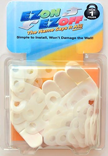 EzonEZoff Small Cord Clip , 100-Hooks Value Pack