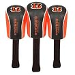Cincinnati Bengals NFL Set of Three Mesh Barrel Head Covers