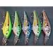 5 L5BS Custom Shad Lures - Plugs Crankbaits Bass Fishing Set