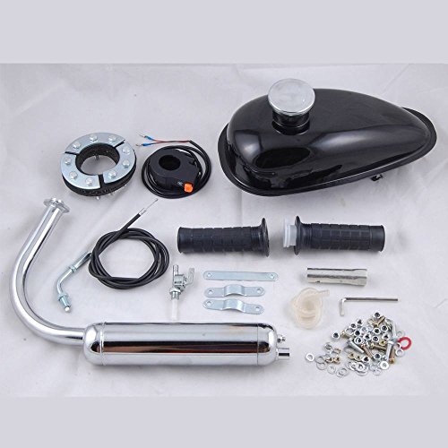 Seeutek 4Stroke 49cc Gas Motorized Bicycle Bike Engine Motor Kit SZ