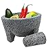 TLP Molcajete authentic Handmade Mexican Mortar and Pestle 8.5