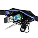 PackNBUY Black Expandable Gym Sports Waist Bag with BLUE Zipper RS.499.00