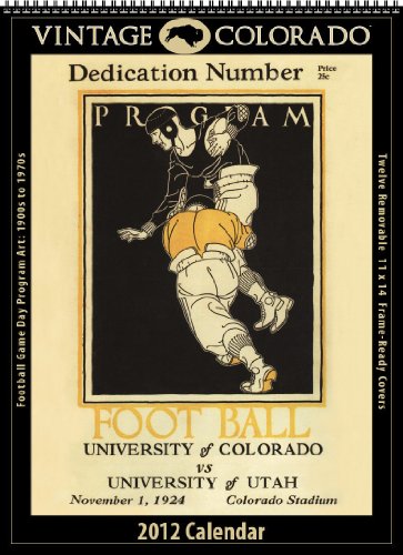 Colorado Buffaloes 2012 Vintage Football Calendar