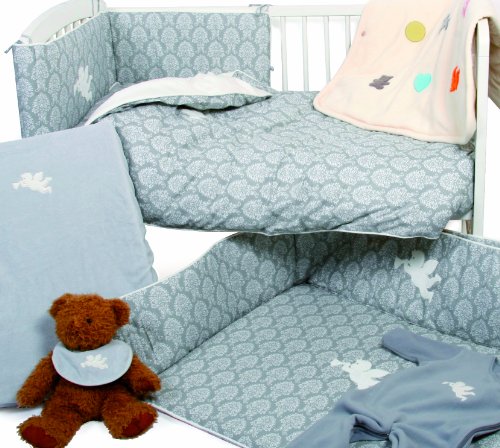 Imagen 2 de Baby Boum - Funda para cojín de lactancia, algodón suave lavable (190 cm), color blanco crudo