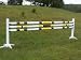 3 - 3 Stripe 2- Color 12ft Rails/Poles Wood Horse Jumps