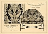 IMAGE OF 1919 Ad Arthur H Lee Tapestries Printed Linens Chair - Original Print Ad