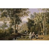 Garden Scene on the Braganza Shore, by William Havell (Print On Demand)