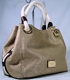 Michael Kors Marina MD Grab Bag Canvas Gold/Mocha