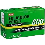 51VAstWnoaL. SL160  Fujifilm Fujicolor Press 800 Color Negative Film ISO 800, 35mm Size, 36 Exposure, 20 Pack, CZ 36