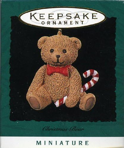 HallmarkKeepsake Ornament Christmas Bear 1996 QXM4241