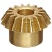 Boston Gear G481YP Bevel Gear, 2:1 Ratio, 0.188" Bore, 32 Pitch, 16 Teeth, Brass